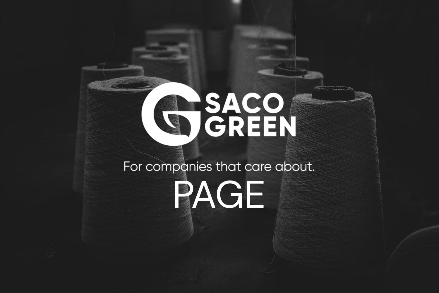 Recofil® recycled cotton – Saco Green